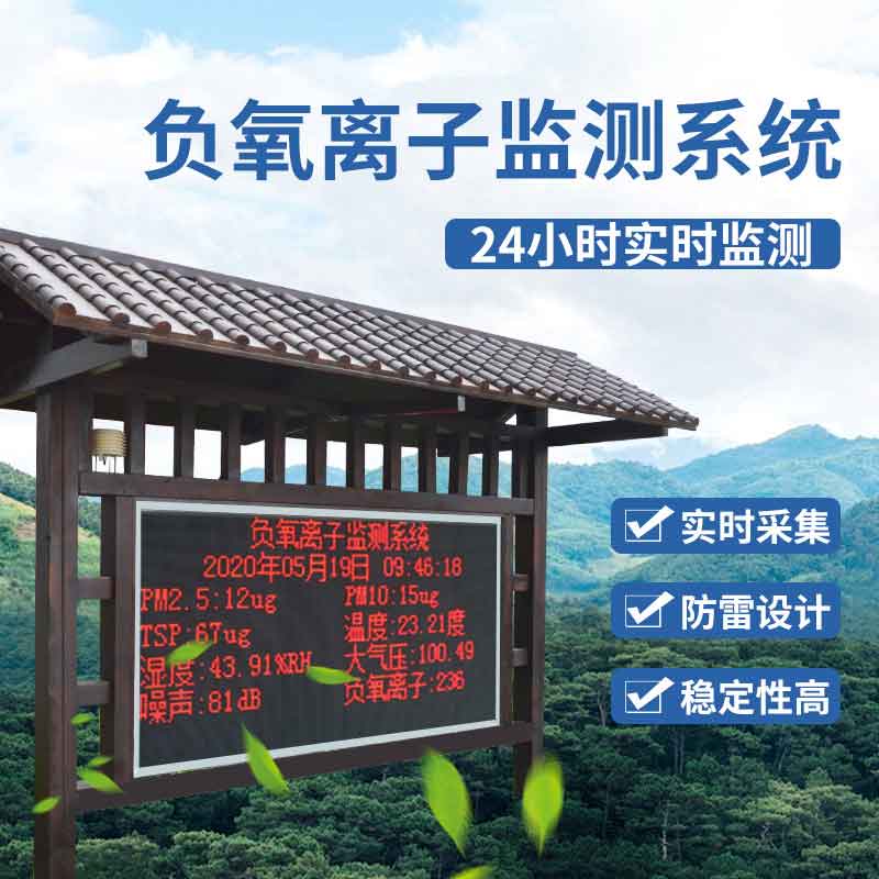 負(fù)氧離子監(jiān)測站——2023空氣負(fù)氧離子檢測設(shè)備